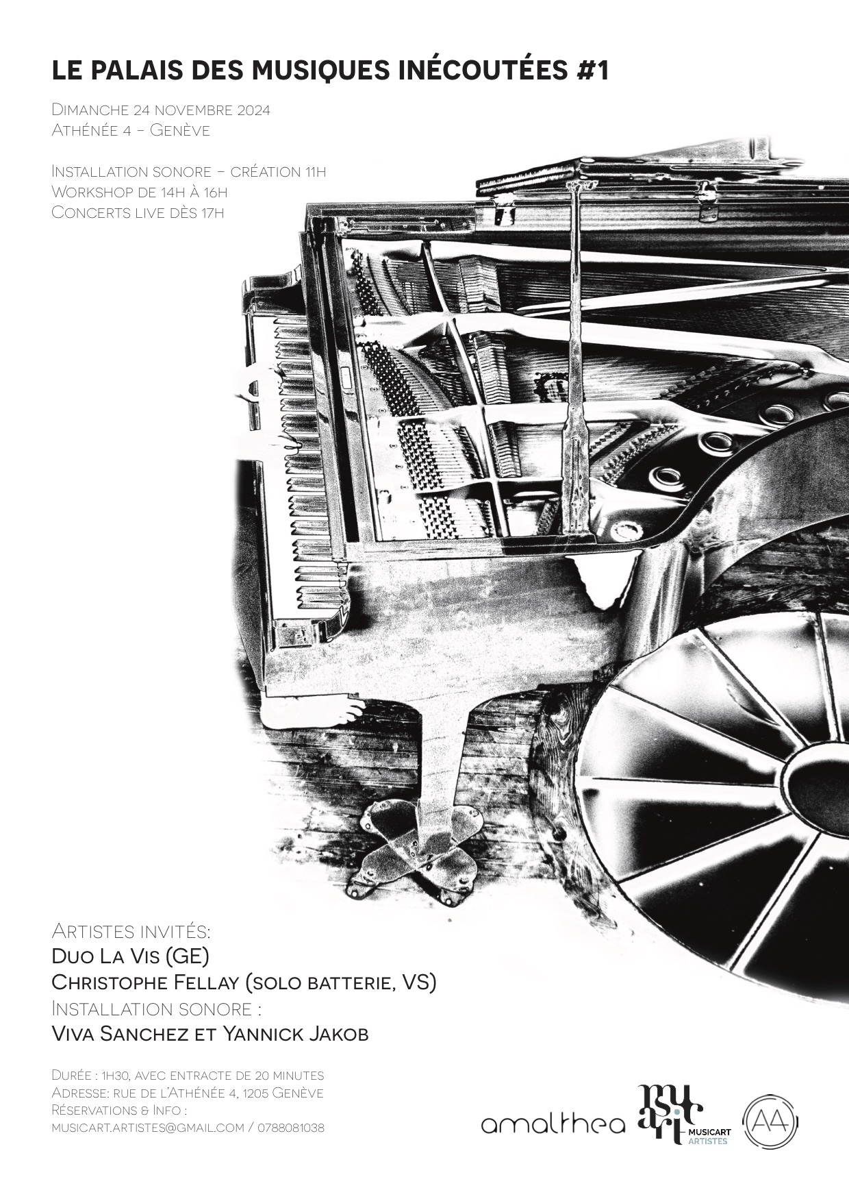 affiche palais des musiques inécoutées